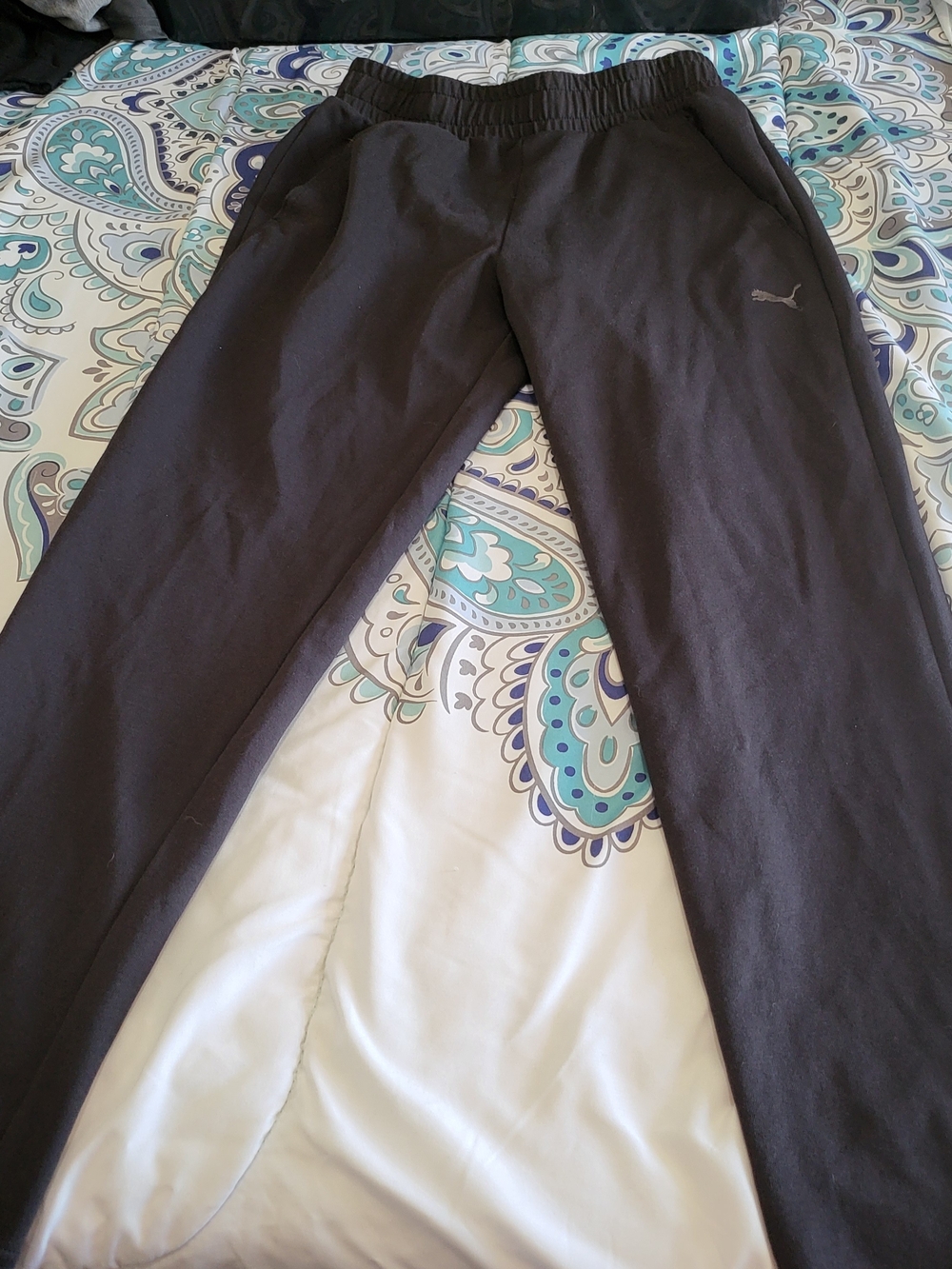 Puma Black Jogger Sweatpants